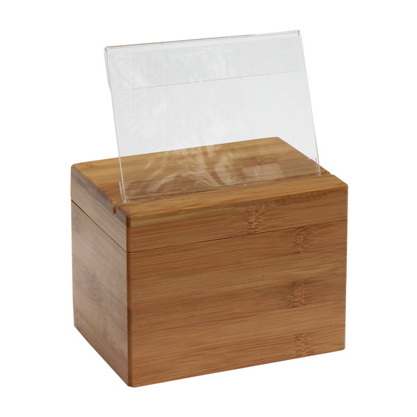 5x7 recipe box wayfair 5x7 recipe box